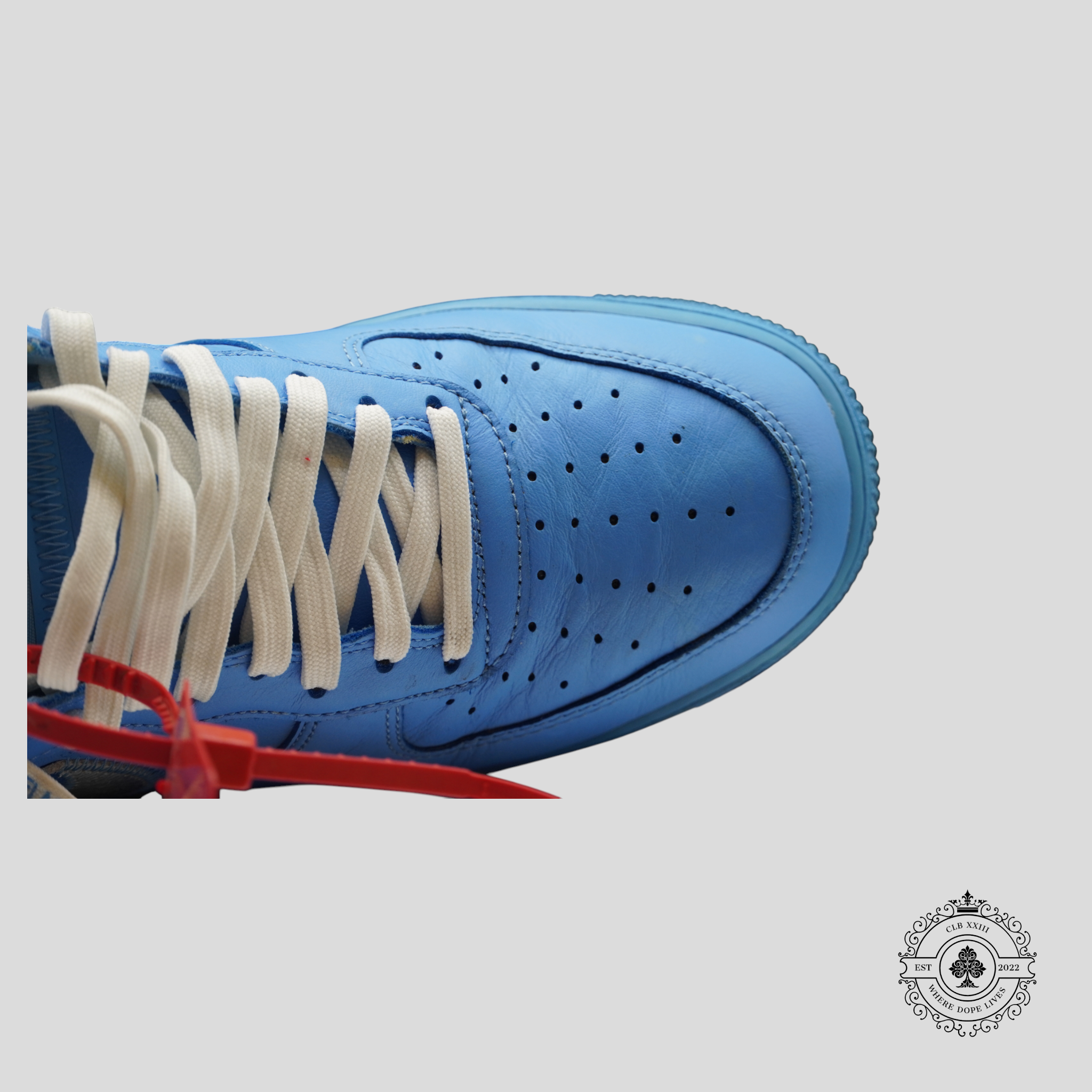Nike Air Force 1 Low Off-White Mca University Blue - Preowned