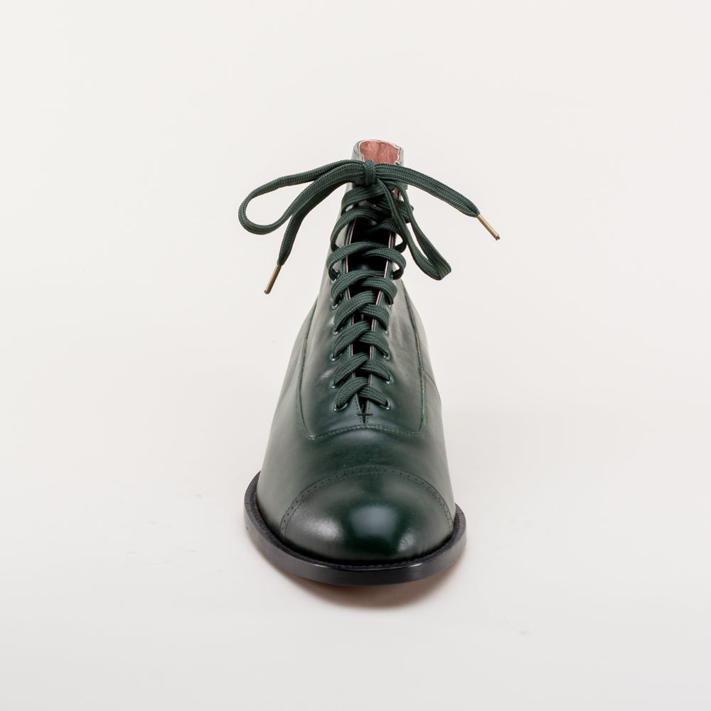 Noble Men's Vintage Lace-Up Boots (Green)